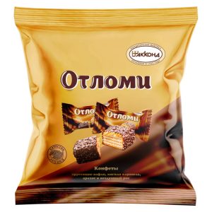 شکلات روسی آکوند Akkond با بادام زمینی و برنج پف کرده 200 گرم